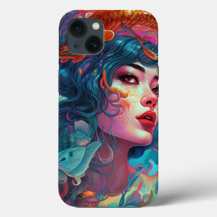 Sea Serpent Hair Lady Fantasy Art Case-Mate iPhone Hülle