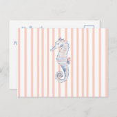 sea shell einladungspostkarte (Vorne/Hinten)