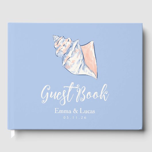 sea shell gästebuch (Vorderseite)