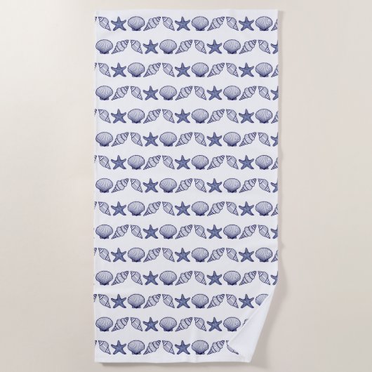 Sea Shell Summer Lover Strandtuch (Vorderseite)
