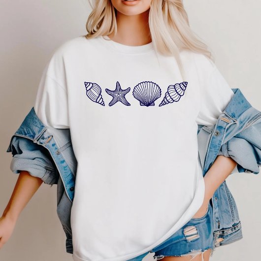 Sea Shell Summer Woman T-Shirt