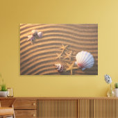 Sea Shells And Starfish Leinwanddruck (Insitu (Wohnzimmer))