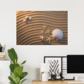 Sea Shells And Starfish Poster (Heimbüro)