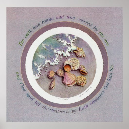 SEA SHELLS by SHARON SHARPE Poster (Vorne)