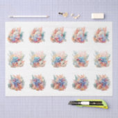 Sea Shells Coral & Betta Fish Decoupage Seidenpapier (Handwerk)