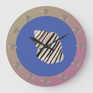 Sea shells große wanduhr