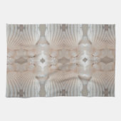 Sea Shells Love, Romantic Exotic Tropical Bridal Handtuch (Horizontal)