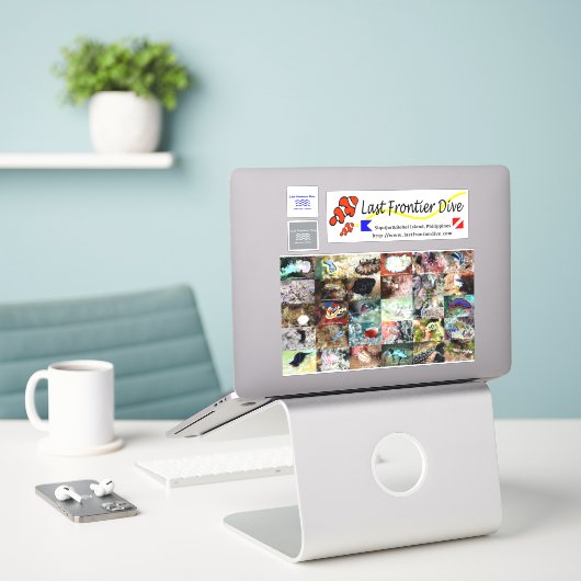 】 Sea Slug】 Lege auf dein Tauchlogbuch! Aufkleber (Laptop auf Schreibtisch)