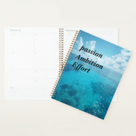 Sea Spiral Foto Notebook Planer