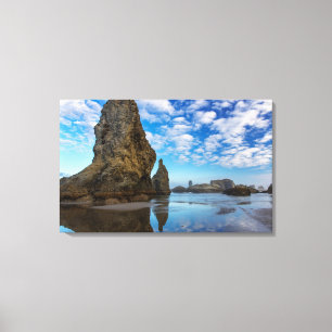 Sea Stacks on Bandon Beach in Bandon, Oregon 1 Leinwanddruck