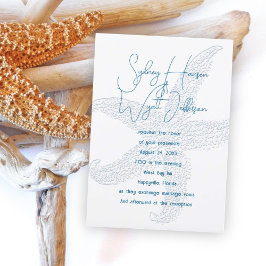 Sea Star Einladung zur White Wedding