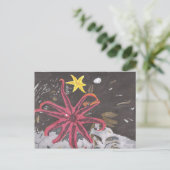 Sea Star Postkarte (Stehend Vorderseite)