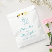 Sea Star & Wirbel Aqua & White Gevor Taschen Geschenktütchen (Versiegelt)