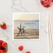 Sea stars Sand Beach Hochzeit Serviette (Beispiel)