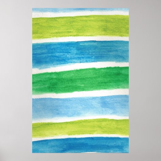 Sea Strips Art Print Poster (Vorne)