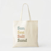 Sea Sun Salt Sand Lemon Palette Niedlicher Sommer Tragetasche (Vorne)