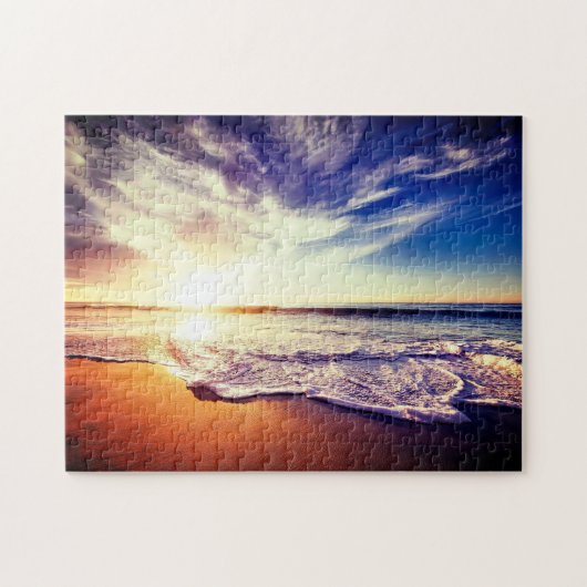 Sea Sunrise - Beautiful Puzzle (Horizontal)