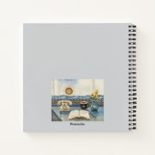 Sea Sunrise Coffee Emergency Zitat Vintag Journal Notizblock (Rückseite)