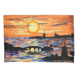 Sea Sunrise Pillow Case Kissenbezug
