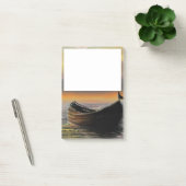 Sea Sunset Boot Post it Notes Post-it Klebezettel (Büro)
