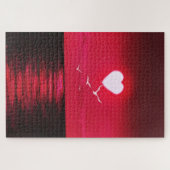 Sea Sunset Liebe Puzzle Romantik - Malerei (Horizontal)