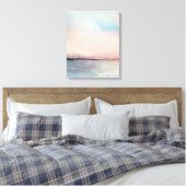 Sea Sunset Triptych - Pastellfarben Leinwanddruck (Insitu (Schlafzimmer))