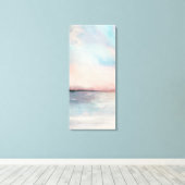 Sea Sunset Triptych - Pastellfarben Leinwanddruck (Insitu (Holzboden))