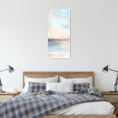 Sea Sunset Triptych - Pastellfarben Leinwanddruck (Insitu (Schlafzimmer))
