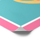 Sea Sweeties Girl Meereswelt Rosa Seepferd Poster (Ecke)