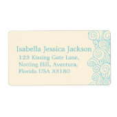 Sea Swirl Creme Grosses Eheretschild (Vorne)