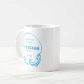 Sea Theme Blue Coffee Cup Kaffeetasse (Vorderseite Links)