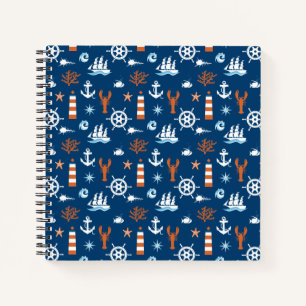 Sea Theme Muster 1 Notizbuch