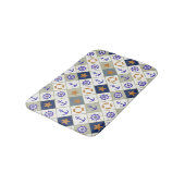 Sea Theme Muster 2 Badematte (Schrägansicht)