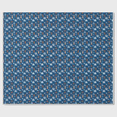 Sea Theme Pattern Geschenkpapier (Flach)