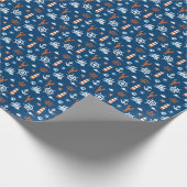 Sea Theme Pattern Geschenkpapier (Ecke)