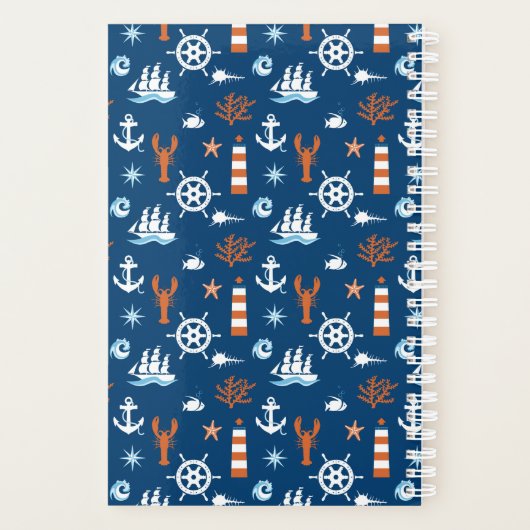 Sea Theme Pattern Planer (Rückseite)