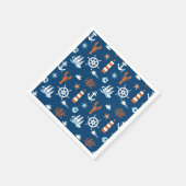 Sea Theme Pattern Serviette (Ecke)
