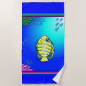 Sea Themed Badetücher Strandtuch (Vorderseite)