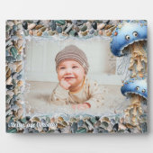 Sea Themed Jellyfish Custom Kids Frame Fotoplatte (Vorderseite)