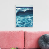 Sea Tide Painting - Still-Life Illustration Leinwanddruck (Insitu (Wohnzimmer))