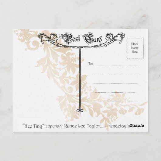 Sea Ting Postkarte (Rückseite)