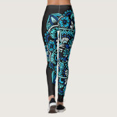 Sea Toned Mandala Leggings (Rückseite)