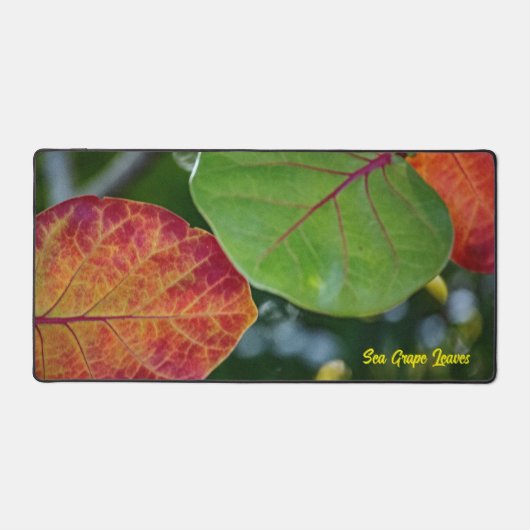 Sea Traubenleaf Desk Mat Schreibtischunterlage (Vorderseite)