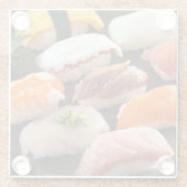 Sea Treasure Box - Colorful Nigiri Sushi Collectio Glasuntersetzer (Rückseite)