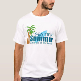 Sea Trip Summer – Let’s Go to the Beach Palm Tree T-Shirt