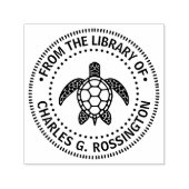 Sea Turtle #5N Library Name Permastempel (Design)