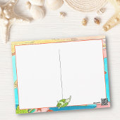Sea Turtle Abenteuer Happy Place Denken Sie über S Postkarte