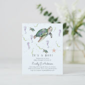 Sea Turtle and Friends Baby Boy oder Girl Shower I (Stehend Vorderseite)