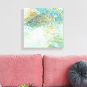 Sea Turtle Art Coastal Malerei Art Leinwanddruck (Insitu (Wohnzimmer))