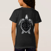 Sea turtle b/w T-Shirt (Rückseite)